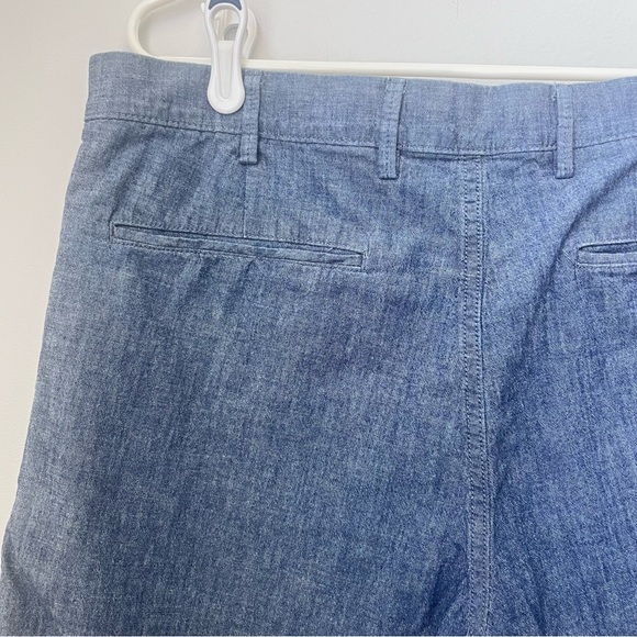 GAP Cotton Blue Essential Khaki 10" Shorts Size 36 - Picture 8 of 10